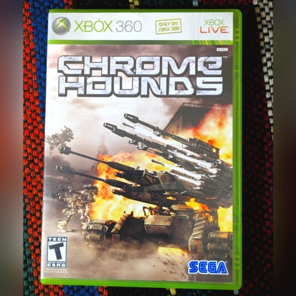 CHROME HOUNDS | Microsoft Xbox 360 Live | Complete Game in Box | VG